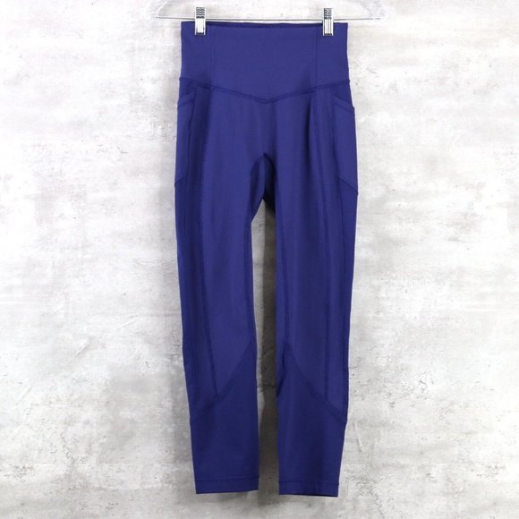 Lululemon Pants - Lululemon All The Right Places Crop II Women's Size 4 23" Inseam True Navy Blue